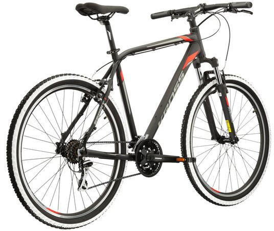 Kross Esprit 1 M 27 M(19") rower czarny/czerwony/grafitowy mat (1P,NW,B1)