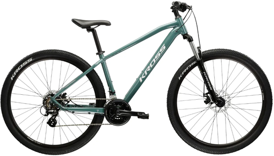 KROSS HEXAGON 2.0 M(17") 29 rower ZIELONY SREBRNY POŁYSK (C8)