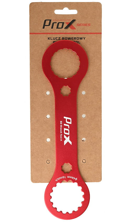 Klucz Prox do suportu SH-Hollowtech II bb-07A 41/44, dwustronny, czerwony
