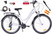 Rower trekkingowy 28 Fuzlu Core Lady amor. 18" biały/czarny/czarny połysk  