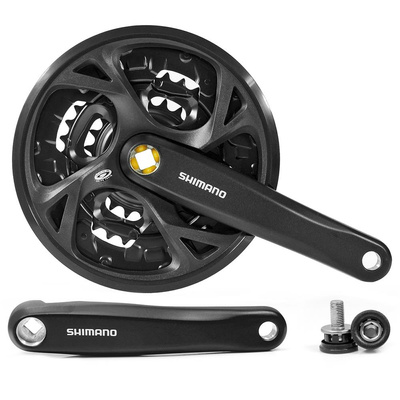 Mechanizm korbowy 9rz SHIMANO Altus FC-M371 48/36/26T 175mm