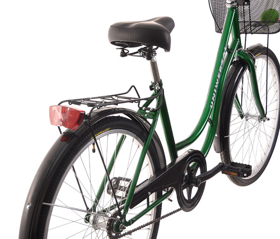 Rower miejski 26 Uniwersal Retro tajw. zielony