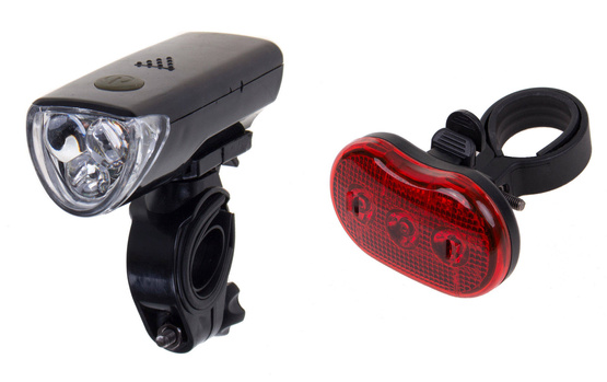 Lampy rowerowe zestaw oświetlenia XC-104305