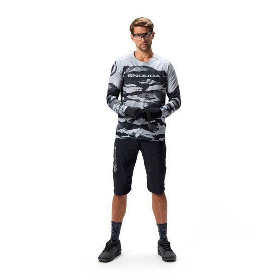 Koszulka Endura Mountain Camo LTD L/S TEE BK, M