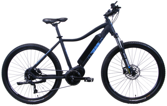 Rower elektryczny SPRICK 27,5" 48cm 418Wh czarnoniebieski