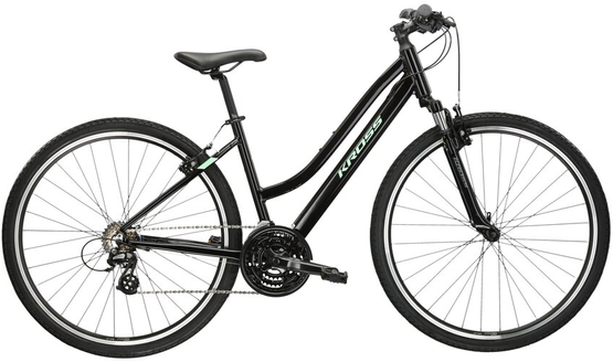 KROSS EVADO 2.0 D 28 L(19") ROWER CZARNY MIĘTOWY POŁYSK (A5)