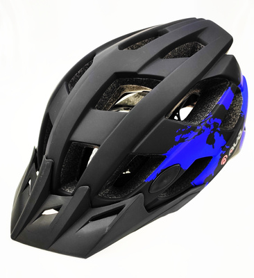 Kask rowerowy PNY-24 czarno/niebieski mat rozm. M (55-58cm) AVO