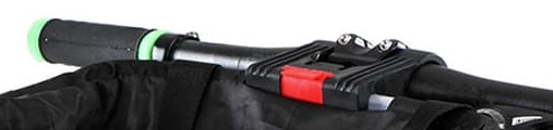 Kosz rower przód torba 35x25x26  czarna 2 in 1