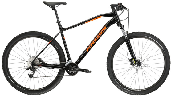 Kross Level 1.0 29 S(16") rower czarny/pomarańczowy połysk PW SM (D9)