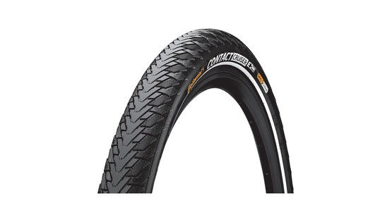 Opona rowerowa CONTINENTAL 28x2,0 Contact Cruiser Czarna/Reflex Drut
