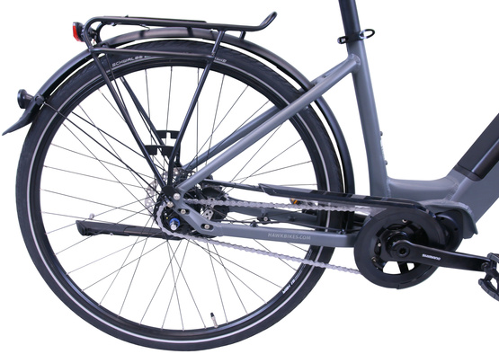 Rower Elektryczny 28" HAWK E-City Wave Integrated Shimano Steps Lady 44 cm Grey
