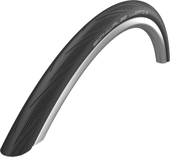 Opona rowerowa Schwalbe Lugano II 700x28C KG czarna zwijana
