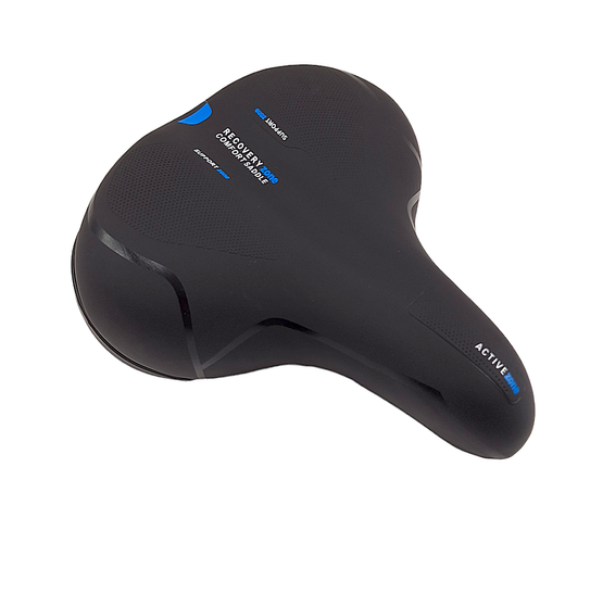 Siodło rowerowe WL-191E-1 255x220 czarne