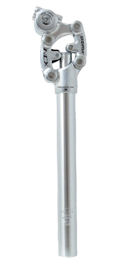 Wspornik rowerowy siodła amort SR SP12 NCX 27,2mm, 350mm, srebrny