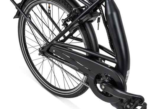 Rower Elektryczny 26" HAWK E-City Comfort 44 cm Black Niski przekrok