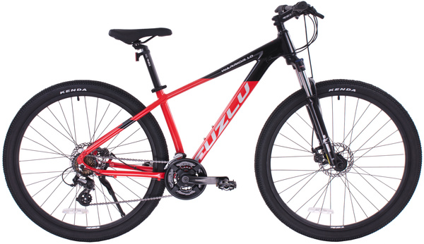 Rower górski 29” Fuzlu Warrior 1.0 16" czarno-czerwony połysk