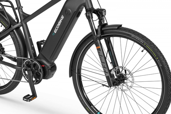 EcoBike rower elektryczny MX500 21" graphite V2+ bateria X500 LG 48 20AH