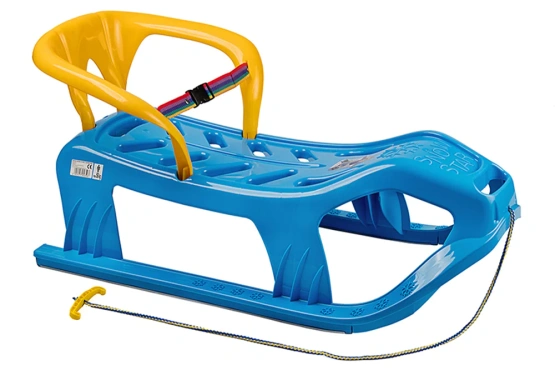 Sanki MARMAT Snow Star z oparciem niebieskie