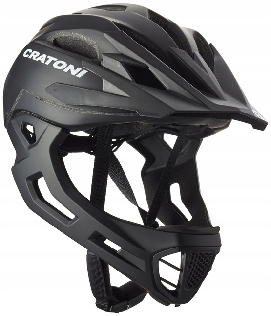 Kask rower.Cratoni C-maniac Freeride czarny mat M/L (54-58 cm)