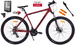 Rower górski 29 Fuzlu Warrior 2.0 L (21") czerwono-czarny S1