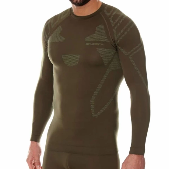 Bluza męska Brubeck Ranger Protect khaki L LS1421M