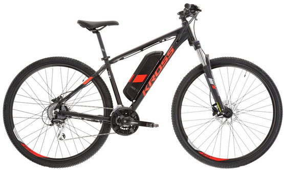 Kross Hexagon Boost 1.0 522 29 L(21") czarny mat rower elektryczny (H9,BC)