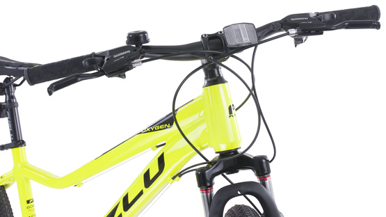 Rower górski Fuzlu OXYGEN 26” Limonkowo-czarny połysk