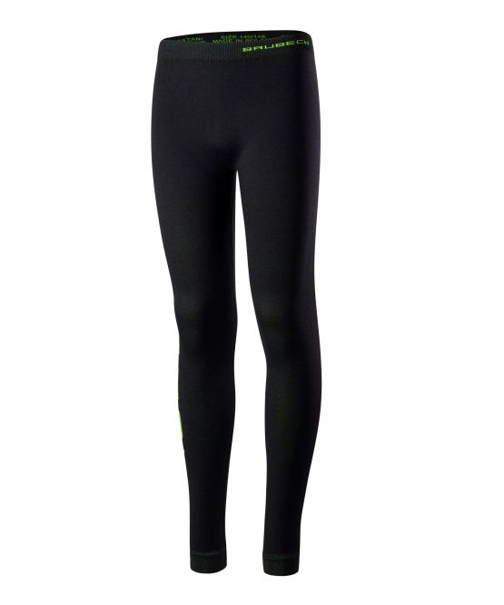 Komplet bielizny piłkarskiej KP1028J z czapką DRY Junior czarny/neonowy roz. 140/146