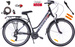 Rower trekkingowy 28 Fuzlu Escape 1.0 Lady (18") czarny/czerwony/biały mat 