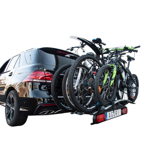 Bagażnik Aguri ACTIVE BIKE 2 srebrny 50512