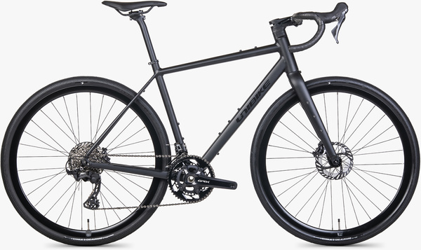 Unibike Geos 49 czarny gravel rower 24 biegi