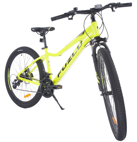 Rower górski Fuzlu OXYGEN 26” Limonkowo-czarny połysk