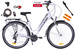 Rower trekkingowy 28 Fuzlu Escape 1.0  Lady (18") biały/czarny/czarny połysk  