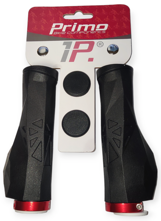 Chwyty rowerowe 1P ERGO  TPR 135mm czarne HR0047