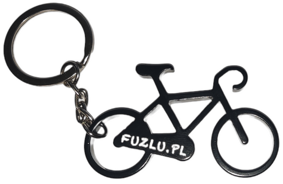 Brelok do kluczy czarrny z logo