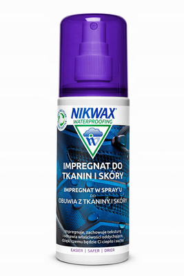 NIKWAX środek do impregacji tkaniny i skóry spray