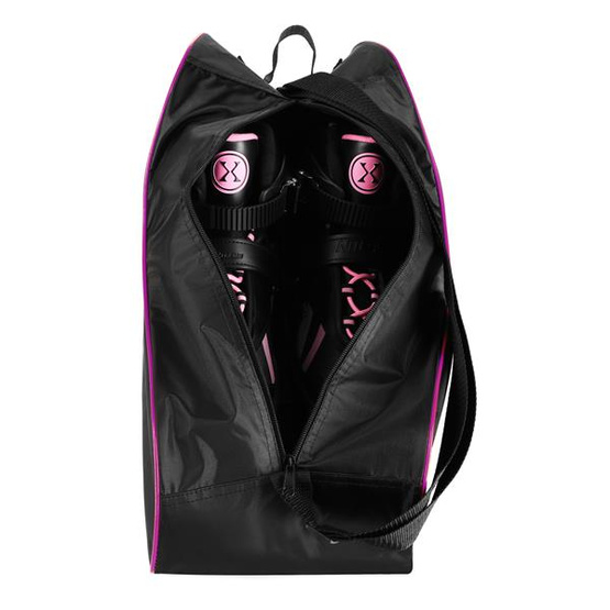 Torba z zamkiem na łyżworolki różowa one size TS306