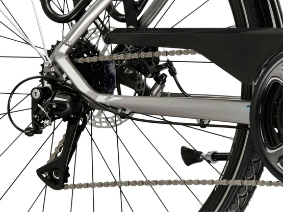 KROSS TRANS 3.0 M M(19") 28 rower SREBRNY BŁĘKITNY POŁYSK (B8),B4