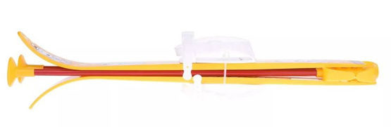 Narty z kijkami 70cm MARMAT ŻÓŁTE