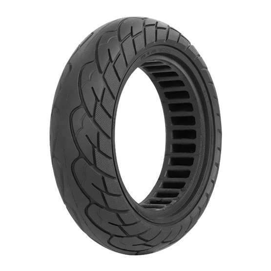 Opona 10x2.5 CC pełna do e-hulajnóg czarna pasek O032