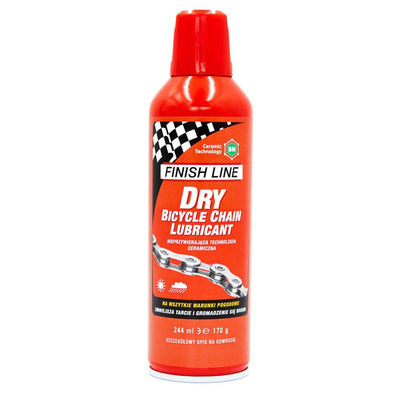 Olej Finish Line DRY Lube BN Ceramic do łańcucha rowerowego 240ml aerozol