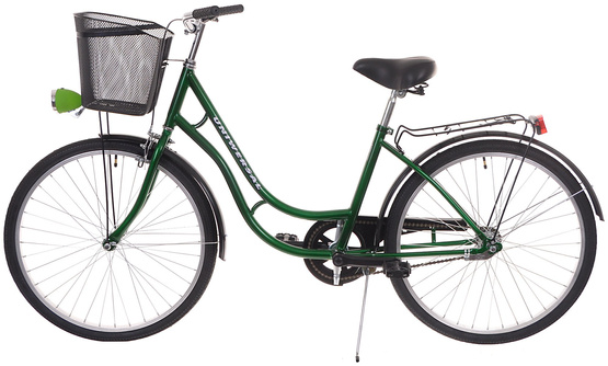 Rower miejski 26 Uniwersal Retro tajw. zielony
