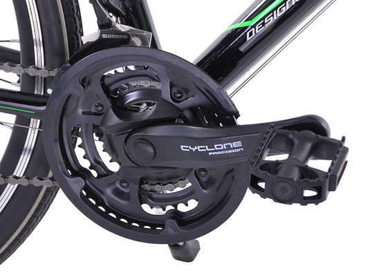 Moun Flyer Pro 19" amt czarno-zielony rower (Acera-STEF65)
