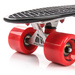 Deskorolka Meteor plastikowa black/red/silver