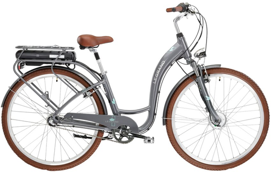 Le Grand eLILLE 1 28 L(19") grafitowy/seledynowy połysk 450 rower elektryczny 