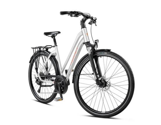 Rower Romet Gazela 6 CS 28 L(19") srebrno-pomarańczowy