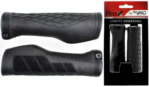 Chwyty VELO prox VLG-1777D2 132mm gel, microtech, skręcane