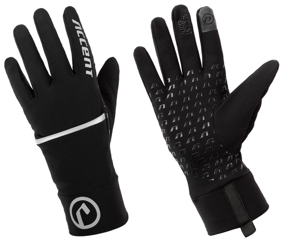 Rękawiczki ocieplane Thermal z pokrowcem, czarne M