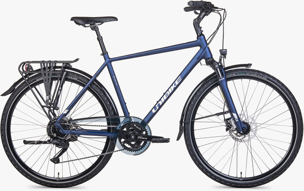 Unibike Voyager M 23" granatowy rower 