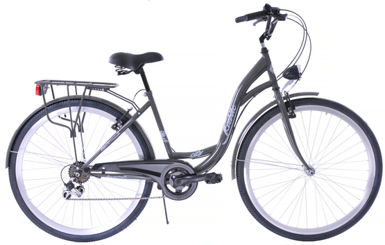 Kozbike City rower 28 6s grafitowy (K11)